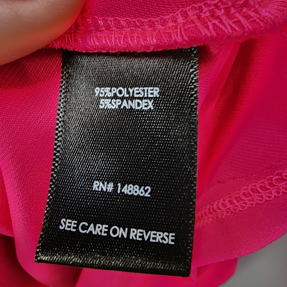 Torrid Women's Plus Size 5x Flowy Bright Hot Pink Tank Top - Picture 7 of 10